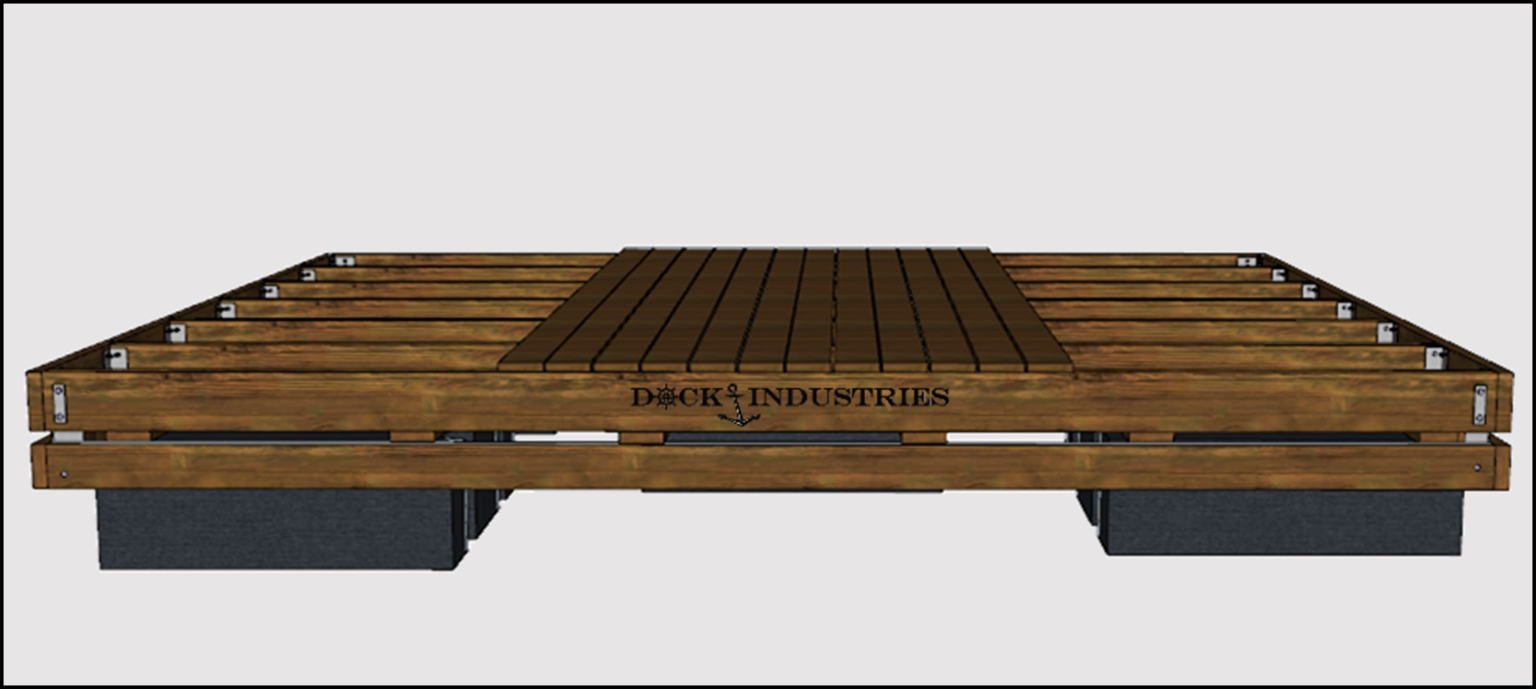 Ensemble de quai Commercial 12'x16' - Sans ancrage
