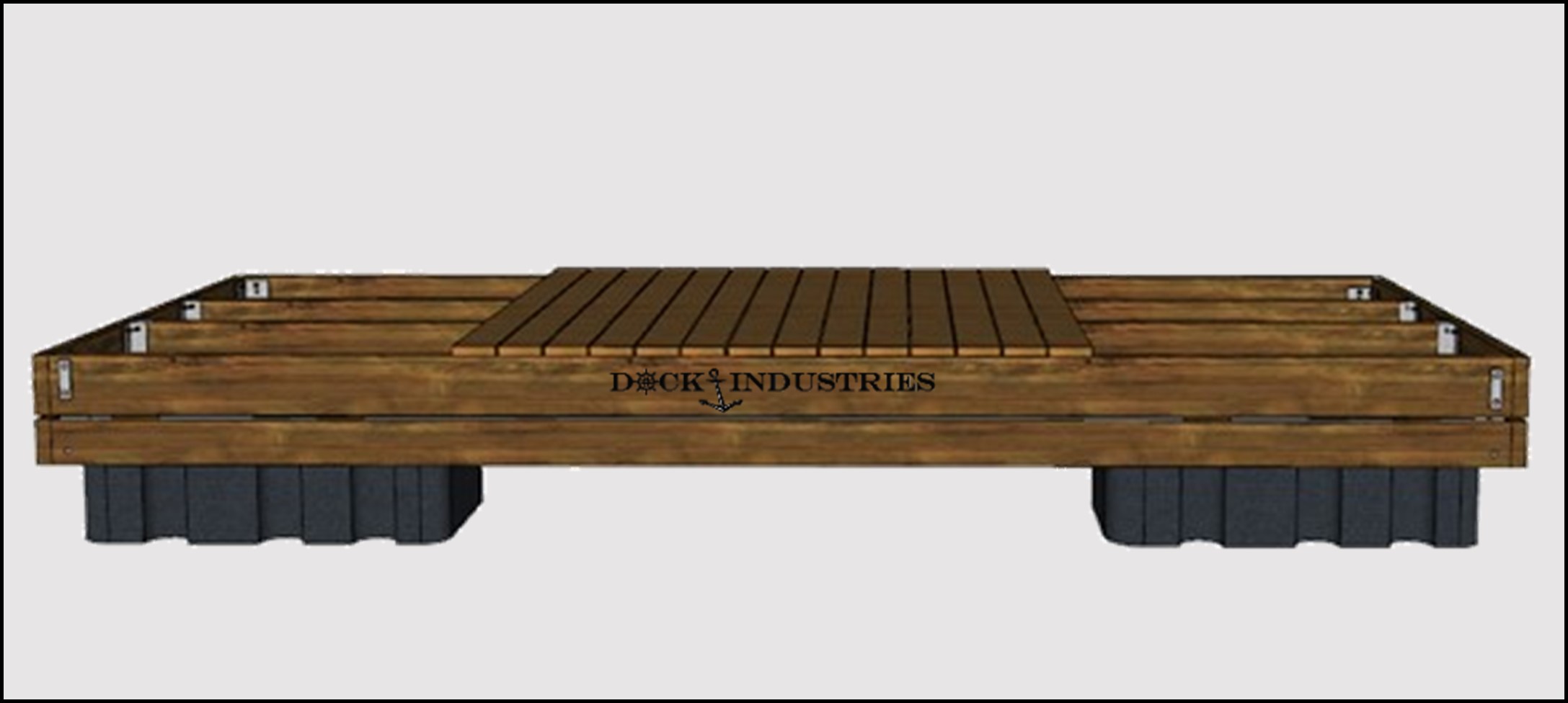 Ensemble de quai Commercial 6'x16' - Sans ancrage
