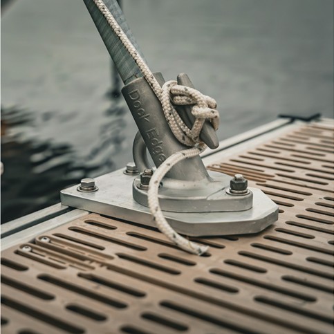 Ensemble de bases et plaques de renforcement pour fouets d'amarrage Premium - 3000F-BP