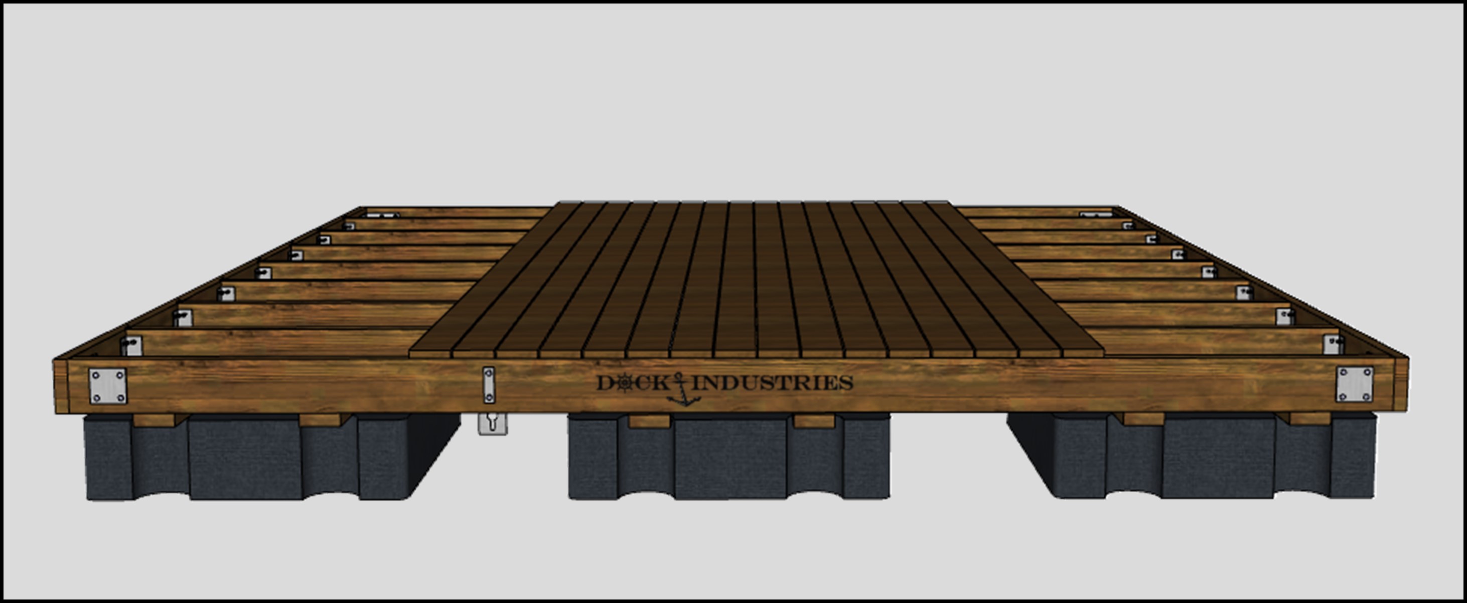 Ensemble de quai Heavy Duty 16'x16'