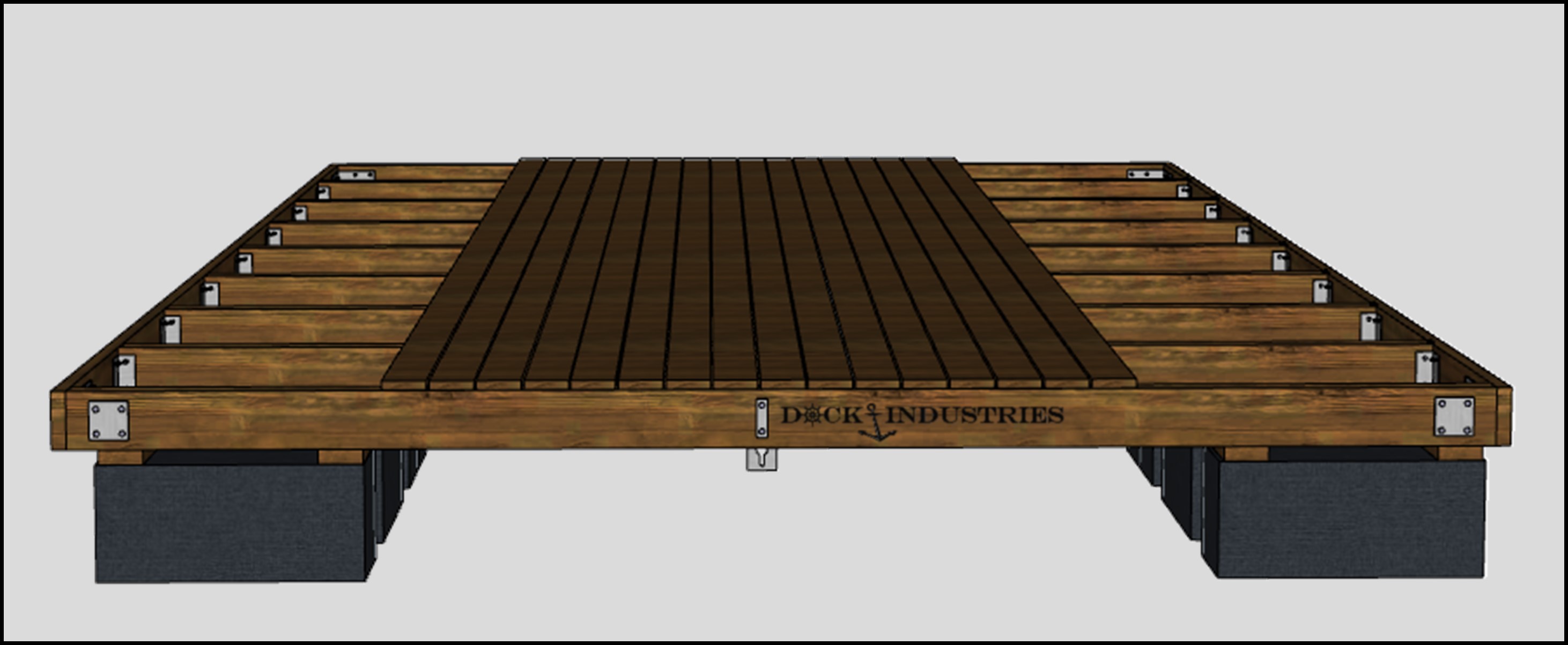 Ensemble de quai Heavy Duty 16'x16'