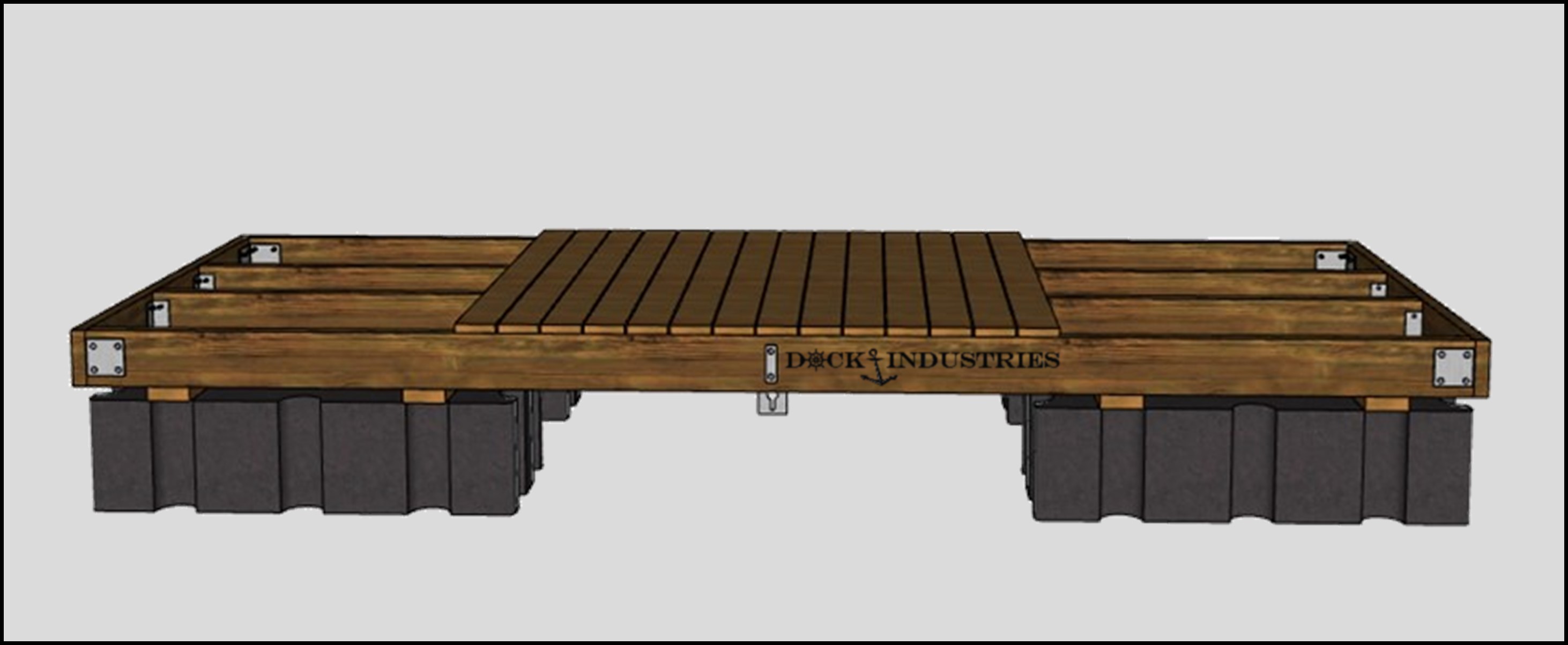 Ensemble de quai Résidentiel 6'x16'