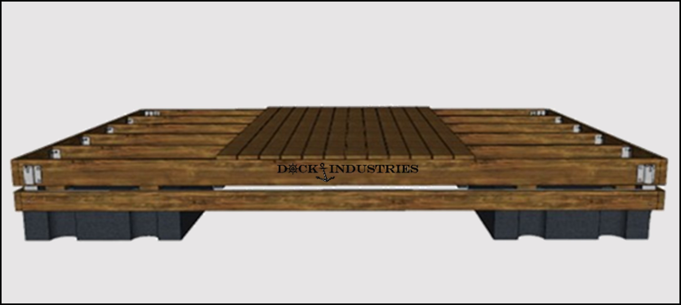 Ensemble de quai Commercial 10'x16' - Pour poteaux