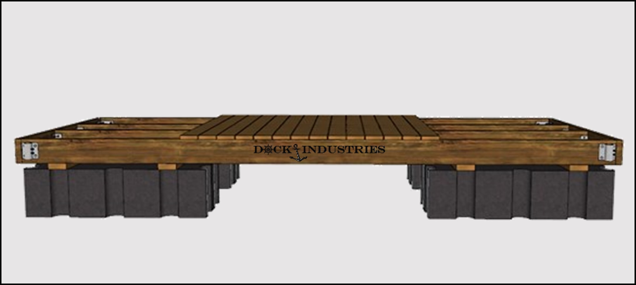 Ensemble de quai Résidentiel 6'x16' - Pour poteaux